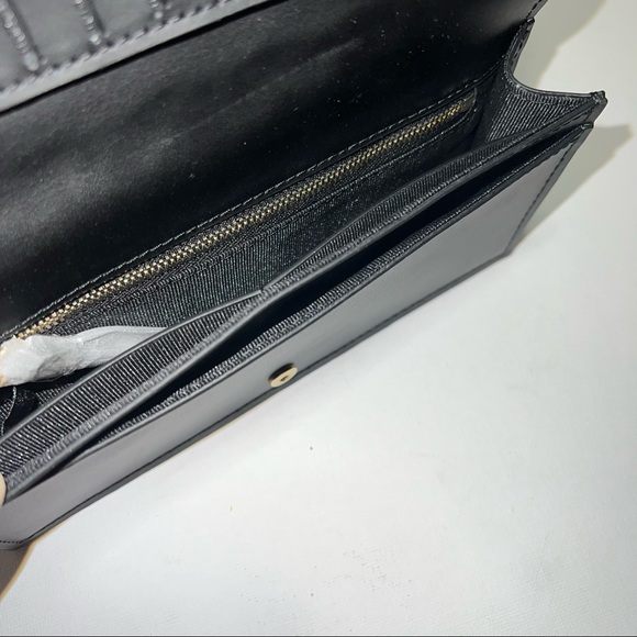 NWT ZAC Zac Posen Earthette Leather Wristlet Wallet - Picture 5 of 14